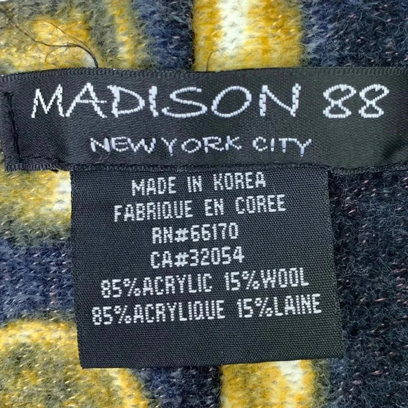 Anthropologie Madison 88 Women's Wool Blend Cowl Snood Head Knit Scarf One Size - Picture 9 of 10